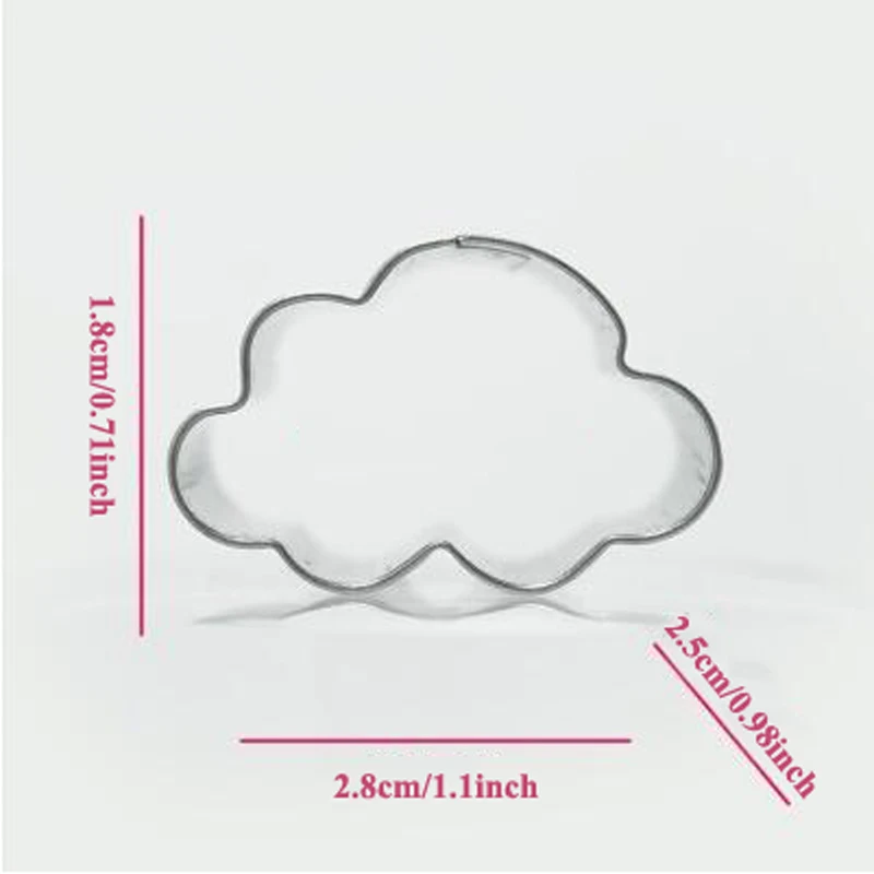 1pcs patisserie reposteria Cloud Metal Cookie Cutter Sugar Fondant Cake Decor Tools Baby Party Art Cupcake Biscuit Cupcake Mould
1pcs patisserie reposteria Cloud Metal Cookie Cutter Sugar Fondant Cake Decor Tools Baby Party Art Cupcake Biscuit Cupcake Mould