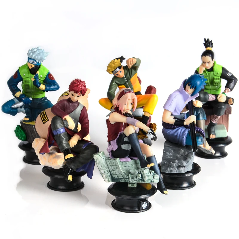 Model Figurines 6pc/s Naruto Action Figures Models Dolls Chess PVC Anime Naruto Sasuke Gaara Decoration Collect Toys Child Kid
Model Figurines 6pc/s Naruto Action Figures Models Dolls Chess PVC Anime Naruto Sasuke Gaara Decoration Collect Toys Child Kid