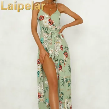 Laipelar Summer Vacation Jumpsuit 2018 Spaghetti Strap Boho High Waist Playsuits Flower Leaf Print Split Wide Leg Rompers Women
Laipelar Summer Vacation Jumpsuit 2018 Spaghetti Strap Boho High Waist Playsuits Flower Leaf Print Split Wide Leg Rompers Women