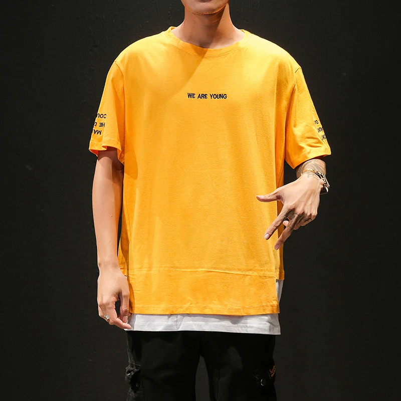 being vigor men's t shirt summer 100% cotton round collar top tees for mens hip-hop skateboard casual wear high street M-5XL
being vigor men's t shirt summer 100% cotton round collar top tees for mens hip-hop skateboard casual wear high street M-5XL