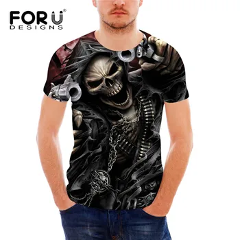 FORUDESIGNS Cool Skull Reaper T Shirt for Men/Women Brand Clothes Hip Hop Tee Shirt Comfort Short Sleeve Teens Boys Rock T-shirt
FORUDESIGNS Cool Skull Reaper T Shirt for Men/Women Brand Clothes Hip Hop Tee Shirt Comfort Short Sleeve Teens Boys Rock T-shirt