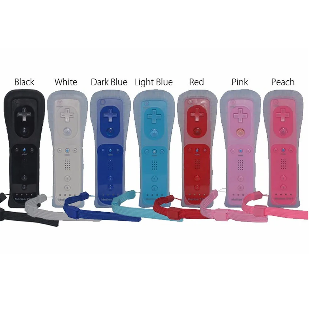 free ship Built-in Motion Plus Remote Controller for Wii Gamepad With Silicone Case and Hand Strap for wii command
free ship Built-in Motion Plus Remote Controller for Wii Gamepad With Silicone Case and Hand Strap for wii command