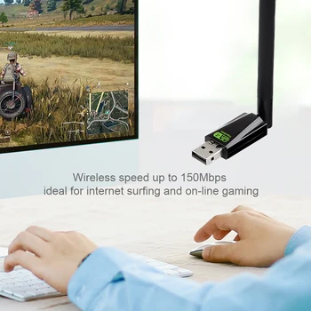 kebidu Free Driver 150Mbps 2.4Ghz Network Cards Wifi Adapter USB 802.11b/n/g LAN Antenna Dongle Wifi for Win 7 8 10 RTL8188GU
kebidu Free Driver 150Mbps 2.4Ghz Network Cards Wifi Adapter USB 802.11b/n/g LAN Antenna Dongle Wifi for Win 7 8 10 RTL8188GU