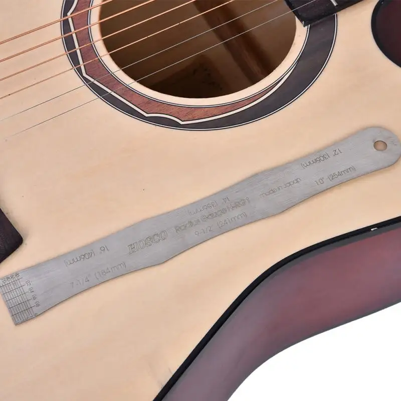 Guitar Fretboard Radius Gauge Steel Ruler Guitar Neck Kit Setup Measuring DIY Luthier Tool Guitar Parts & Accessories
Guitar Fretboard Radius Gauge Steel Ruler Guitar Neck Kit Setup Measuring DIY Luthier Tool Guitar Parts & Accessories