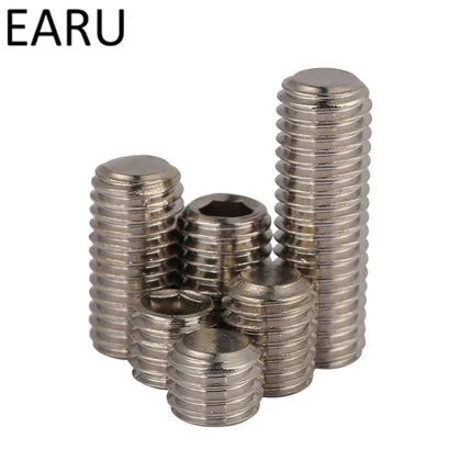 M5*4/5/6/8/10/12/16-25 304 Stainless Steel Flat End Set Screws Bolt Inner Hexagonal Hexagon Hex Socket Headless Machine
M5*4/5/6/8/10/12/16-25 304 Stainless Steel Flat End Set Screws Bolt Inner Hexagonal Hexagon Hex Socket Headless Machine
