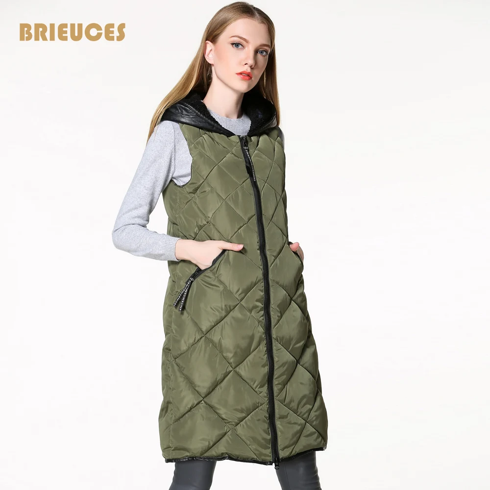 Brieuces 2019 winter vest women Quilting plus size Spliced PU down cotton hooded vintage waistcoat female outwear 3XL
Brieuces 2019 winter vest women Quilting plus size Spliced PU down cotton hooded vintage waistcoat female outwear 3XL