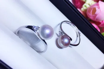 Natural Freshwater 8mm Beads Pearl Rings Opening Adjustable Jewelry S925 Sterling Silver For Woman Gifts Drop Shipping
Natural Freshwater 8mm Beads Pearl Rings Opening Adjustable Jewelry S925 Sterling Silver For Woman Gifts Drop Shipping