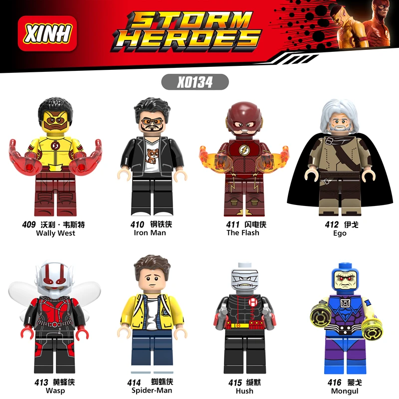 Single Iron Man Wally West The Flash Ego Wasp Spider Man Peter Parker Hush Mongul Building Blocks Toy Compatible With Lego
Single Iron Man Wally West The Flash Ego Wasp Spider Man Peter Parker Hush Mongul Building Blocks Toy Compatible With Lego