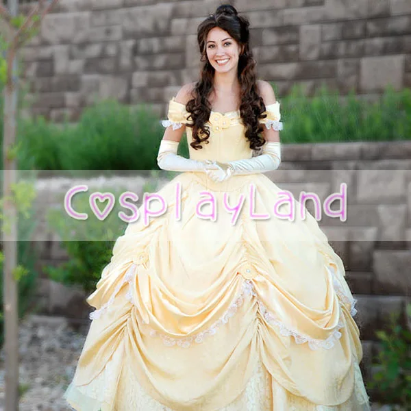 Belle Princess Costume from Beauty and the Beast Gown Cosplay Costume Princess Party Dress Halloween Costume
Belle Princess Costume from Beauty and the Beast Gown Cosplay Costume Princess Party Dress Halloween Costume
