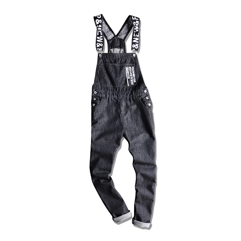 New Men's Letters Printed Black Denim Bib Overalls Fashion Slim Fit Jumpsuits Plus Size S-5XL Jeans Pants
New Men's Letters Printed Black Denim Bib Overalls Fashion Slim Fit Jumpsuits Plus Size S-5XL Jeans Pants