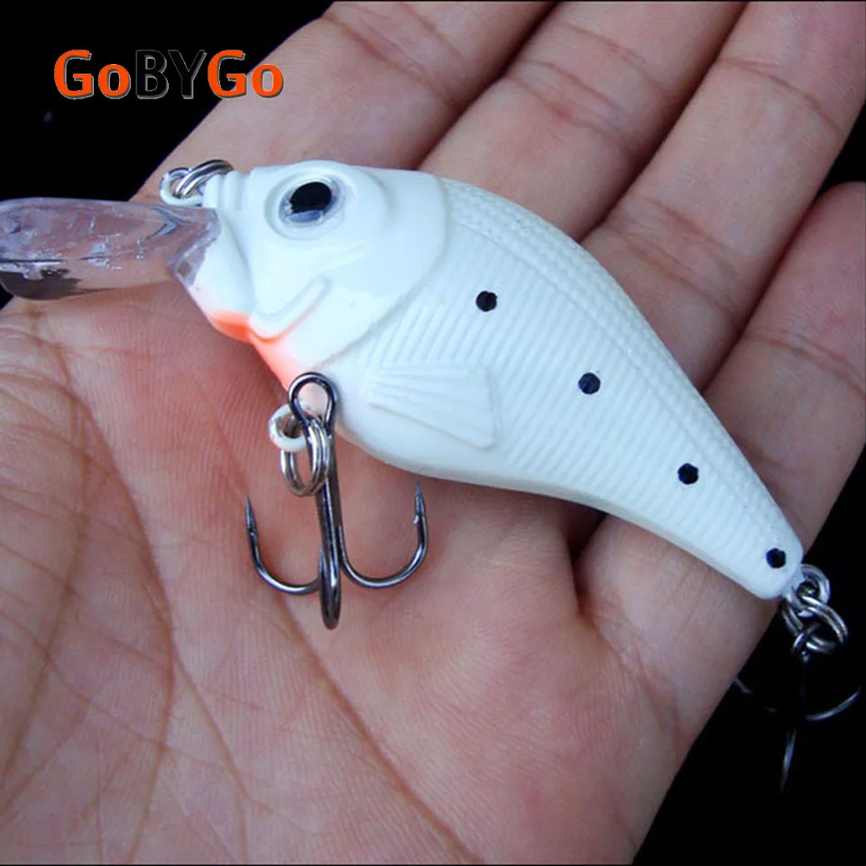 GoByGo 1PCS Fishing Lure Crankbait Hard Bait Luminous Crank Bait Night Fishing Lures With Two Triangle Hooks Leurre De Peche
GoByGo 1PCS Fishing Lure Crankbait Hard Bait Luminous Crank Bait Night Fishing Lures With Two Triangle Hooks Leurre De Peche