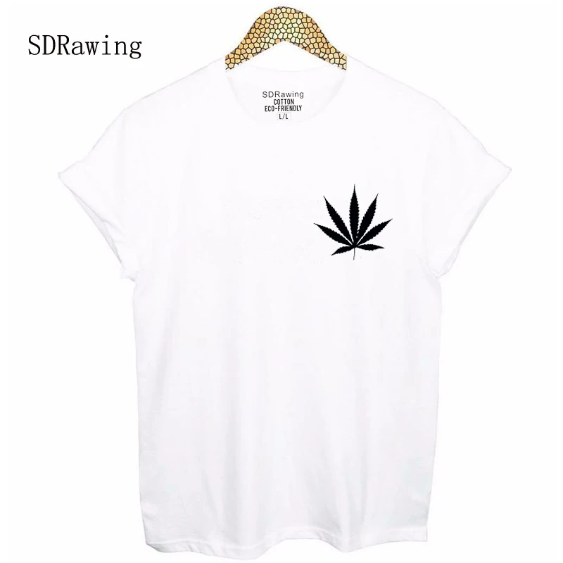 SDRawing Weed Plant print T Shirt Leaf Graphic Tee Fashion Women tops Casual Cotton Funny Shirt women's clothing
SDRawing Weed Plant print T Shirt Leaf Graphic Tee Fashion Women tops Casual Cotton Funny Shirt women's clothing