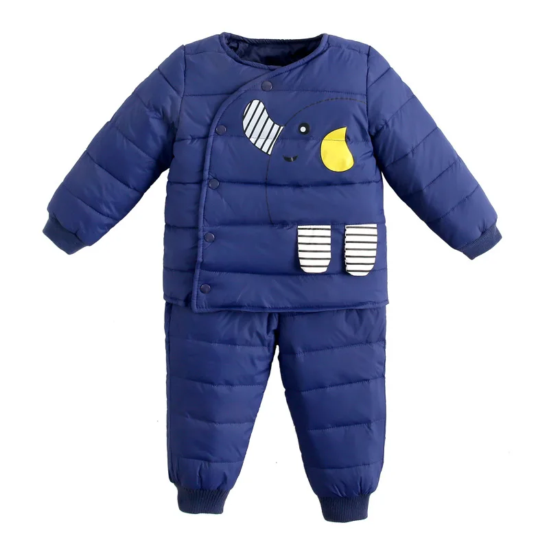 Детские Пуховые комплекты зимняя детская одежда пуховая куртка костюм для