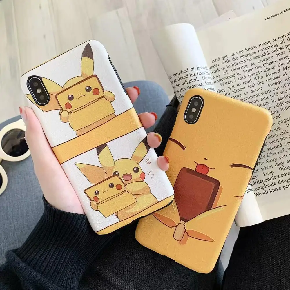 Silk pattern funny Cartoon pikachue Fashion Mobile Phone Case for iphone 6 6s 7 8 plus X XR XS MAX cover coque
Silk pattern funny Cartoon pikachue Fashion Mobile Phone Case for iphone 6 6s 7 8 plus X XR XS MAX cover coque