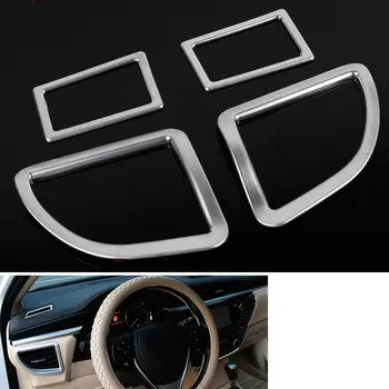 4pcs Car Styling ABS Car Air Condition Vent Outlet AC Decoration Garnish Cover Trim Frame Sticker For Toyota Corolla 2014
4pcs Car Styling ABS Car Air Condition Vent Outlet AC Decoration Garnish Cover Trim Frame Sticker For Toyota Corolla 2014