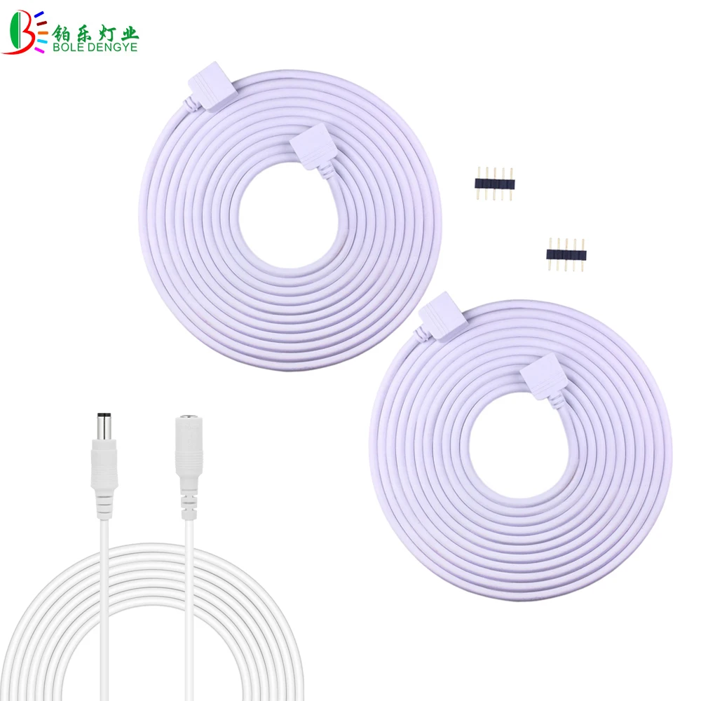 1pcs 5V 12V 24V 4 Pin RGB Cable 5 Pin RGBW Extension Connector DC Power Cord Wire Extend Wire 10M 5M For CCTV Adapter LED Strip
1pcs 5V 12V 24V 4 Pin RGB Cable 5 Pin RGBW Extension Connector DC Power Cord Wire Extend Wire 10M 5M For CCTV Adapter LED Strip