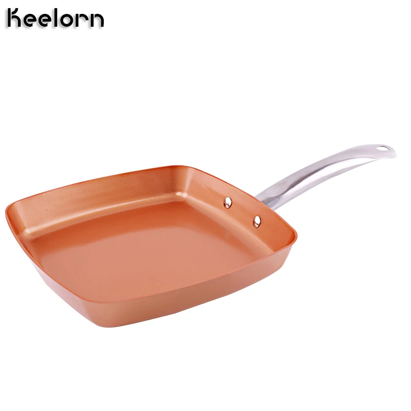 Keelorn Non-stick Copper Frying Pan Induction Chef Pans Saucepan Oven & Dishwasher Safe 8 Inches Nonstick Skillet Copper Red Pan
Keelorn Non-stick Copper Frying Pan Induction Chef Pans Saucepan Oven & Dishwasher Safe 8 Inches Nonstick Skillet Copper Red Pan