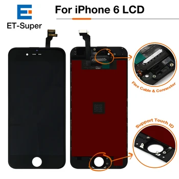LCD For iPhone 6 Display 100pcs Free DHL AAA LCD Touch Panel Digitizer Assembly 100% Tested No Dead Pixel No Spot Black White
LCD For iPhone 6 Display 100pcs Free DHL AAA LCD Touch Panel Digitizer Assembly 100% Tested No Dead Pixel No Spot Black White