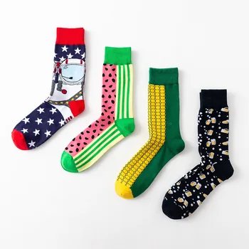 PEONFLY Funny Pattern British Watermelon Corn Hot Dog Men Fruit Combed Cotton Causal Crew Dress Wedding Socks
PEONFLY Funny Pattern British Watermelon Corn Hot Dog Men Fruit Combed Cotton Causal Crew Dress Wedding Socks