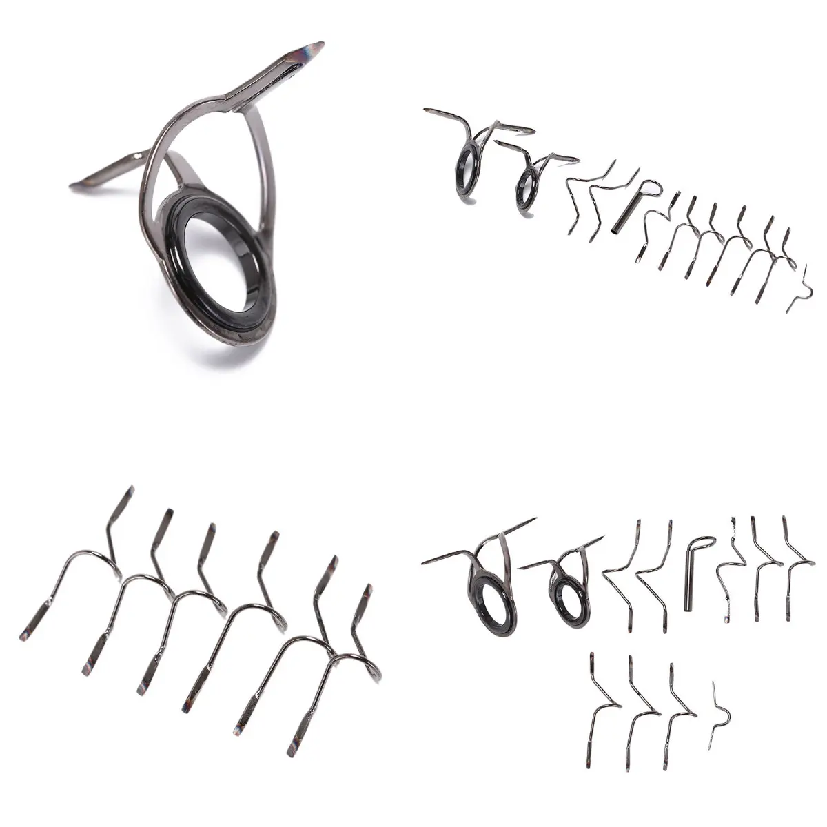High Quality Fly Rod Guide Set Repair Kit Fishing Rod Building Wrapping Ufwt 6#/7# Stainless Guide Tip Hook
High Quality Fly Rod Guide Set Repair Kit Fishing Rod Building Wrapping Ufwt 6#/7# Stainless Guide Tip Hook