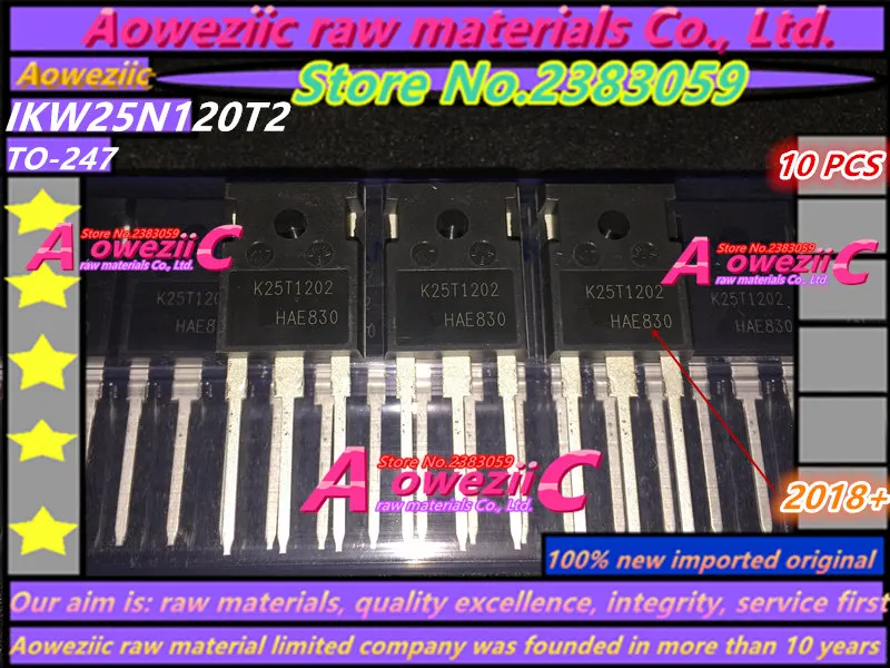Aoweziic 2018 + 100% новый импортный оригинальный IKW25N120T2 K25T1202 TO-247 соленоид высокой