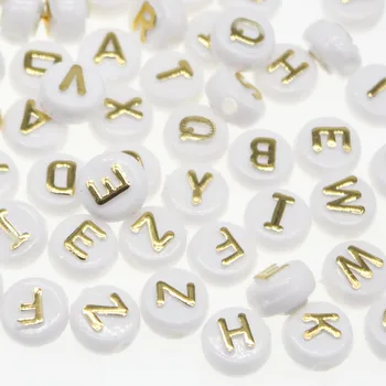 CHONGAI 100PCs Gold White Sliver Letter Beads Alphabet Acrylic Beads For Jewelry Making Women Children DIY Bracelet Necklace10mm
CHONGAI 100PCs Gold White Sliver Letter Beads Alphabet Acrylic Beads For Jewelry Making Women Children DIY Bracelet Necklace10mm