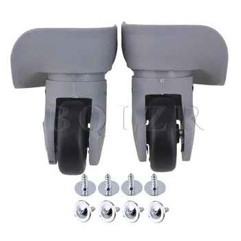 BQLZR DIY 9.1cmx9.7x4.9cm Grey Plastic Left&Right Wheels Luggage Suitcase Accessories w/8 Screws
BQLZR DIY 9.1cmx9.7x4.9cm Grey Plastic Left&Right Wheels Luggage Suitcase Accessories w/8 Screws