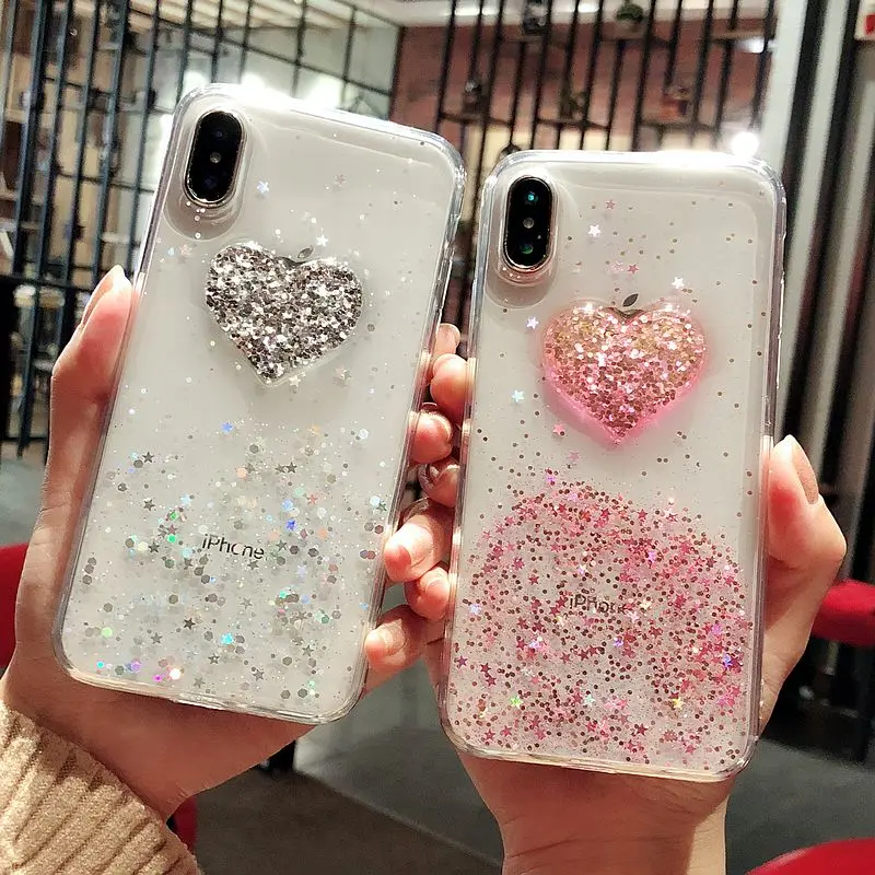 Glitter Shining Love Heart Phone Case For iPhone xs max soft Silicone Full case Cover For iPhone X S XR 6.1" XS MAX 6.5"copue
Glitter Shining Love Heart Phone Case For iPhone xs max soft Silicone Full case Cover For iPhone X S XR 6.1" XS MAX 6.5"copue