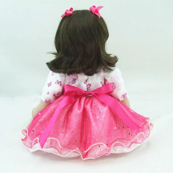 60cm Silicone Reborn Girl Baby Doll Toys