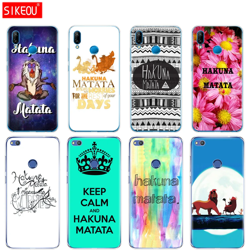Silicone Cover Phone Case For Huawei P20 P7 P8 P9 P10 Lite Plus Pro 2017 p smart 2018 hakuna matata The Lion King
Silicone Cover Phone Case For Huawei P20 P7 P8 P9 P10 Lite Plus Pro 2017 p smart 2018 hakuna matata The Lion King