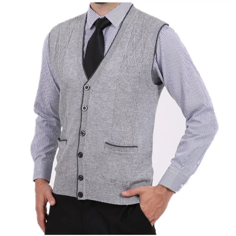 New Arrival Vest Cashmere Sweater Men Cardigan Vests Wool Vest Knitted Mens Cardigans Sleeveless
New Arrival Vest Cashmere Sweater Men Cardigan Vests Wool Vest Knitted Mens Cardigans Sleeveless