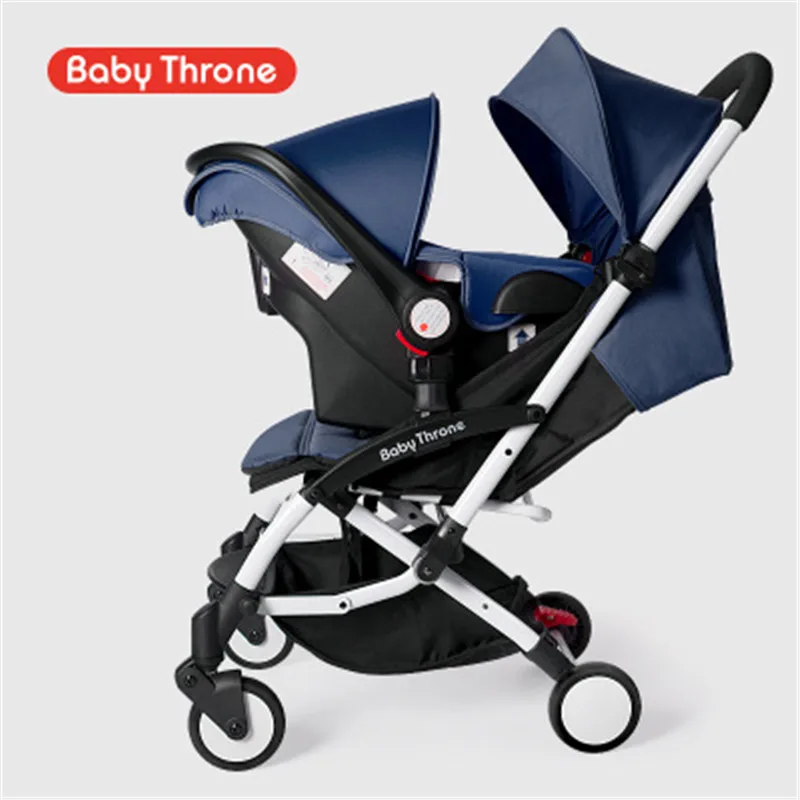 

4 in 1 Portable Baby Stroller Infant Car Seat Safety Chair Basket Baby Cradle Carriage Pram Buggy for Travelling