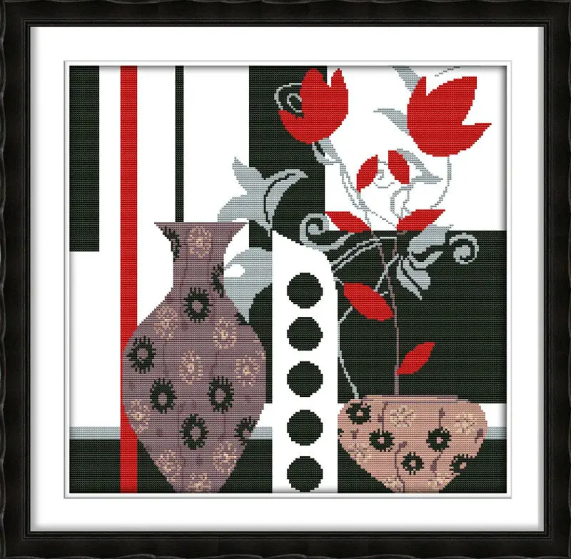 Abstraction vase Printed on Canvas DMC Counted Chinese Cross Stitch Kits printed Cross-stitch set Embroidery Needlework
Abstraction vase Printed on Canvas DMC Counted Chinese Cross Stitch Kits printed Cross-stitch set Embroidery Needlework
