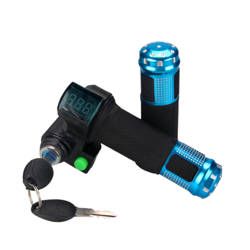 1 Pair Electric Scooter 12V/24V/36V/48V/60V/72V LED Digital Display Switch Handlebar Grips Electric Bicycle Throttle
1 Pair Electric Scooter 12V/24V/36V/48V/60V/72V LED Digital Display Switch Handlebar Grips Electric Bicycle Throttle