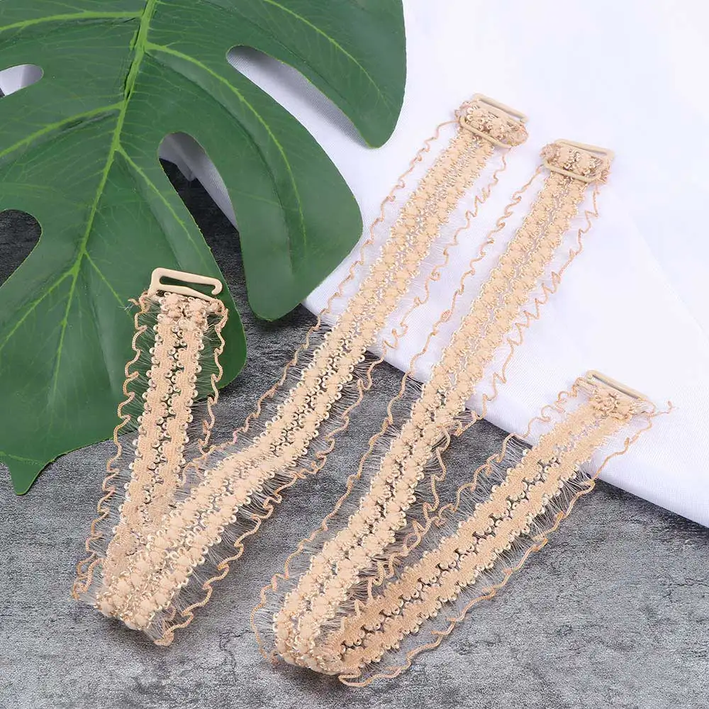 1 Pair Sexy Lace Flower Double Shoulder Straps Antiskid Novel Bra Shoulder Strap Casual Bra Straps Invisible Hollowed Bra Straps
1 Pair Sexy Lace Flower Double Shoulder Straps Antiskid Novel Bra Shoulder Strap Casual Bra Straps Invisible Hollowed Bra Straps