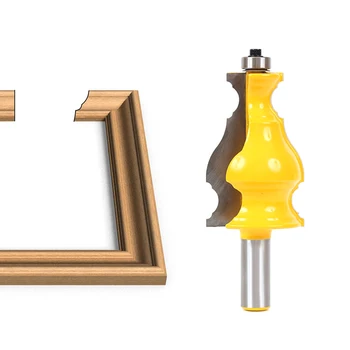 1/2" Shank Large Elegant Picture Frame Molding Router Bit Door Knife Woodworking Cutter Tenon Cutter for Woodworking Engraving
1/2" Shank Large Elegant Picture Frame Molding Router Bit Door Knife Woodworking Cutter Tenon Cutter for Woodworking Engraving