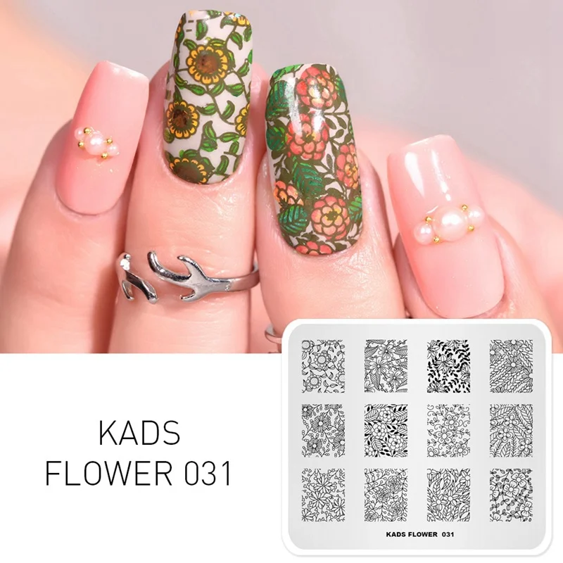 Rolabling 6 Designs Flower Nail Art Template DIY Manicure Image Stamping Polish Template Stencil Nails Tool Stamps for Nails
Rolabling 6 Designs Flower Nail Art Template DIY Manicure Image Stamping Polish Template Stencil Nails Tool Stamps for Nails