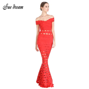 2020 Summer New Women Dress Sleeveless Slash Neck Bandage Dress Sexy Slim Celebrity Party Red Sky Blue Fishtail Dresses Vestidos
2020 Summer New Women Dress Sleeveless Slash Neck Bandage Dress Sexy Slim Celebrity Party Red Sky Blue Fishtail Dresses Vestidos