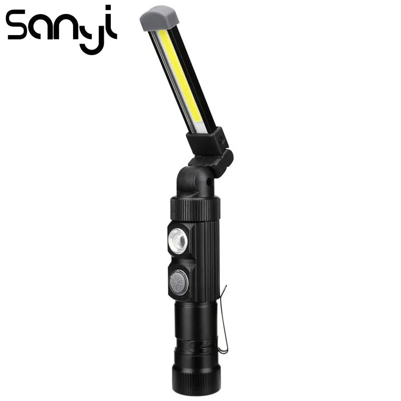 SANYI 5 Modes Portable Lanternas Built-in 123 Battery COB LED Flashlight USB Rechargeable Camping Lamp Emergency Linternas
SANYI 5 Modes Portable Lanternas Built-in 123 Battery COB LED Flashlight USB Rechargeable Camping Lamp Emergency Linternas