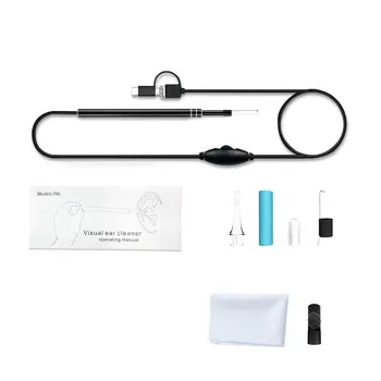 Multifunction 3 in 1 Visual ear canal endoscope Ear Cleaner with 6LEDs HD pixel Check the ear canal Camera Endoscope Kit
Multifunction 3 in 1 Visual ear canal endoscope Ear Cleaner with 6LEDs HD pixel Check the ear canal Camera Endoscope Kit