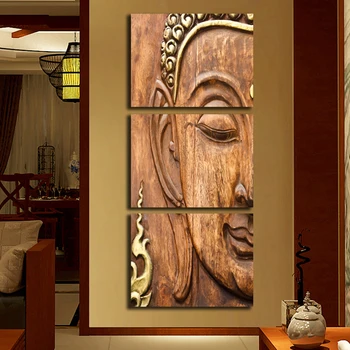 Wall Artwork Pictures HD Printed Decoration Posters 3 Panel Golden Buddha Modern Painting On Canvas Home Framework Living Room
Wall Artwork Pictures HD Printed Decoration Posters 3 Panel Golden Buddha Modern Painting On Canvas Home Framework Living Room
