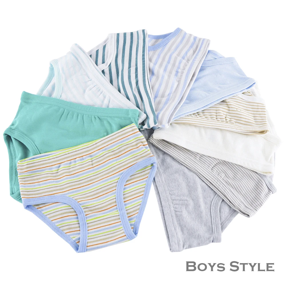 6 шт./Лот хлопковые трусы для мальчиков и девочек 2 8 лет|panties for children|baby briefskids underwear |