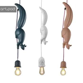 Modern Creative Squirrel Pendant Lights Resin Cartoon Edison Bulb E27 LED Hanglampen For Children Room Restaurant Bar Livingroom
Modern Creative Squirrel Pendant Lights Resin Cartoon Edison Bulb E27 LED Hanglampen For Children Room Restaurant Bar Livingroom