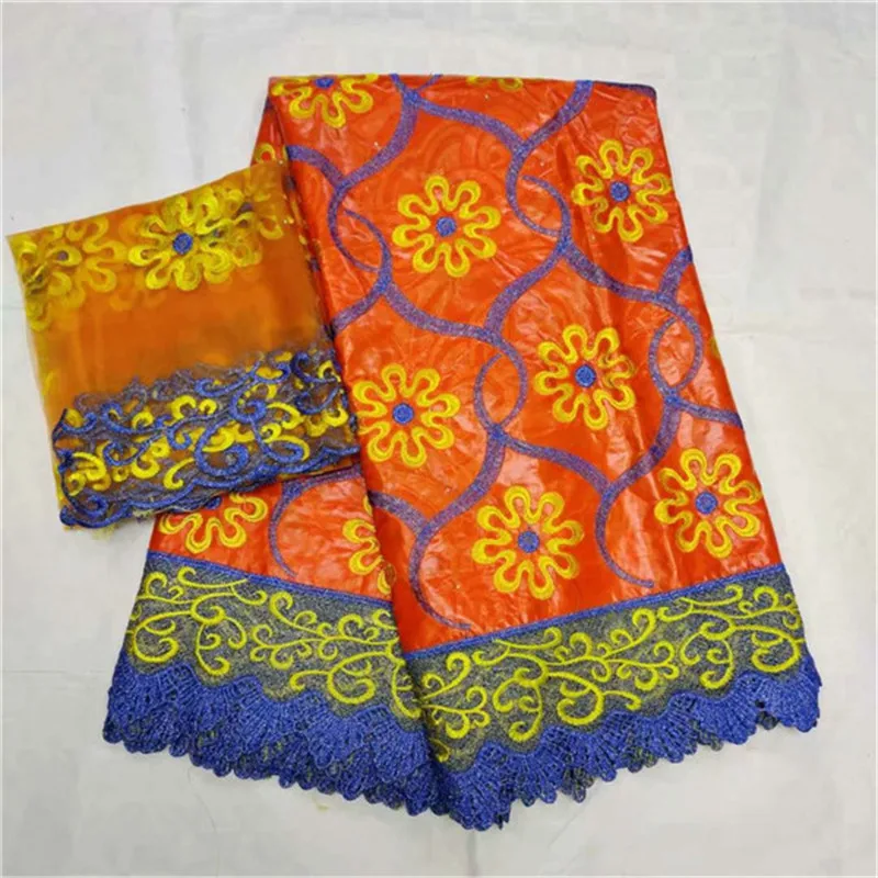 Orange African bazin riche getzner lace fabric hot sale style tissu women cotton dry lace latest bazin brode getzner 5+2yard/lot
Orange African bazin riche getzner lace fabric hot sale style tissu women cotton dry lace latest bazin brode getzner 5+2yard/lot