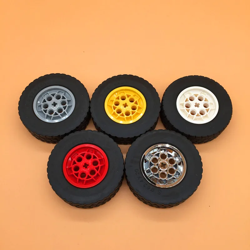 2Pcs/lot Compatible with legoes Technic MOC Brick Building blocks accessories 62.4x20 car tires 86652c01 wheels 32019+86652
2Pcs/lot Compatible with legoes Technic MOC Brick Building blocks accessories 62.4x20 car tires 86652c01 wheels 32019+86652