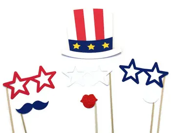 4th of July photo Booth Props Wedding bridal shower Bachelorette party masks photobooth props
4th of July photo Booth Props Wedding bridal shower Bachelorette party masks photobooth props