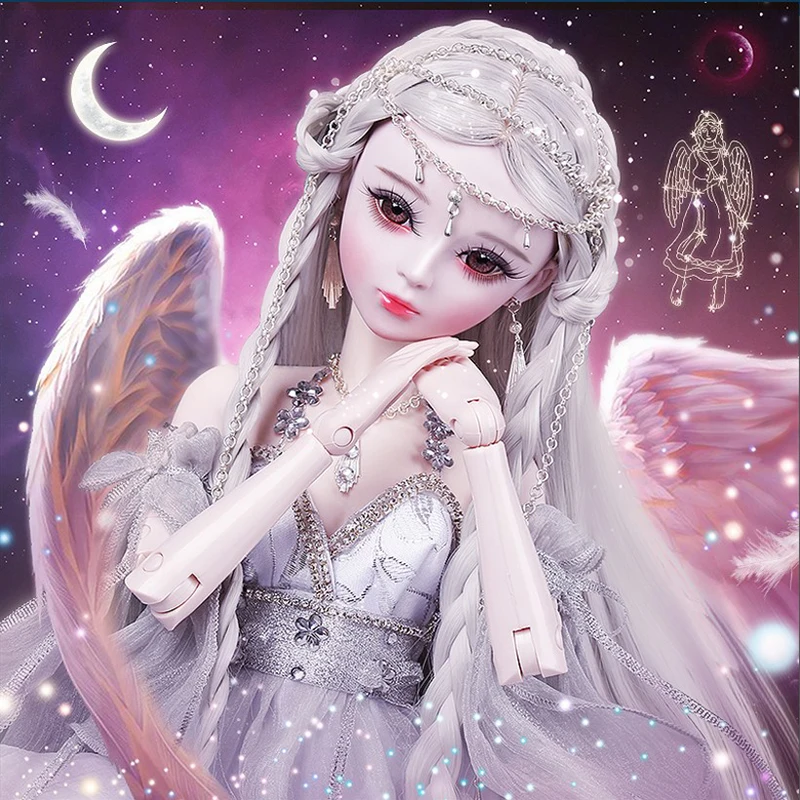 1/3 BJD Doll 56cm Plastic joint moveable doll includes the doll clothes and shoes
1/3 BJD Doll 56cm Plastic joint moveable doll includes the doll clothes and shoes