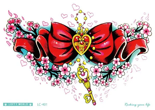 Rocooart LC401 Sailor Moon Women Large Tatoo Sticker Beautiful Color Key Red Necklace Design Temporary Tattoo Stickers Big Taty
Rocooart LC401 Sailor Moon Women Large Tatoo Sticker Beautiful Color Key Red Necklace Design Temporary Tattoo Stickers Big Taty