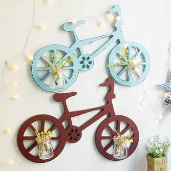 Rural Garden Bicycle Hydroponic Wall Hanging Nordic Decoration Home Wooden Crafts Flower Arrangement Glass Vase Wall Decoration
Rural Garden Bicycle Hydroponic Wall Hanging Nordic Decoration Home Wooden Crafts Flower Arrangement Glass Vase Wall Decoration