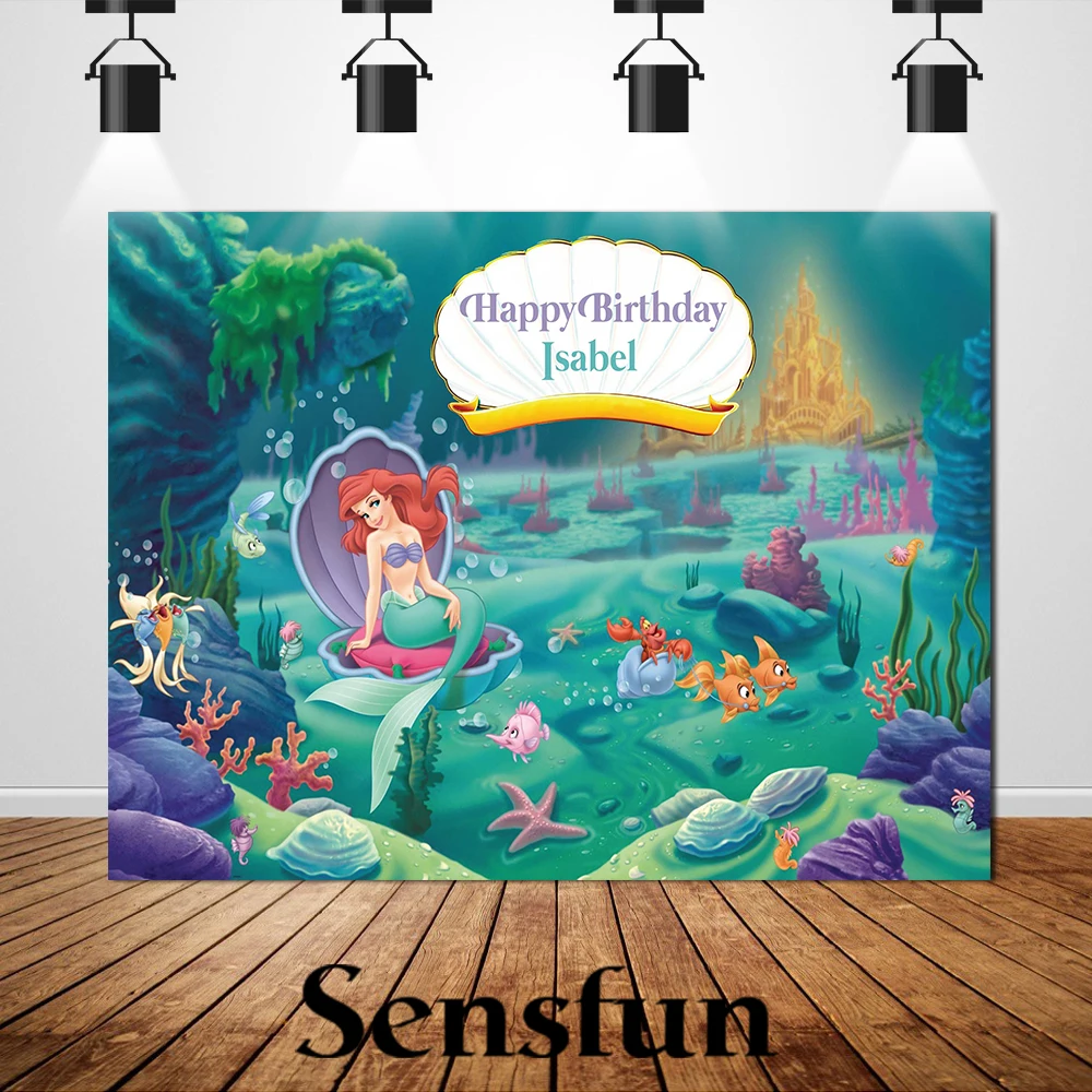 Children Newborn Photocall Grils baby shower Little Mermaid Custom Photo Studio Backdrop Background Vinyl 220cm x 150cm
Children Newborn Photocall Grils baby shower Little Mermaid Custom Photo Studio Backdrop Background Vinyl 220cm x 150cm